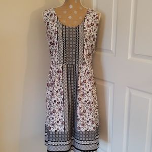 Maurice floral skater dress